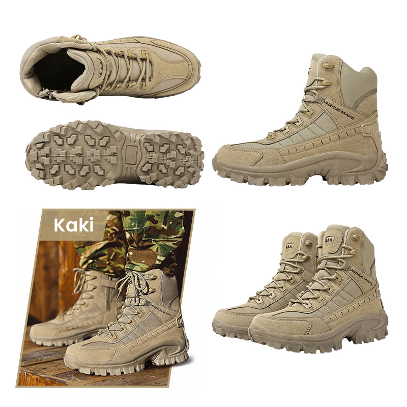 🔥Bottes de sport tactiques montantes imperméables et antidérapantes (amélioration de la durabilité)