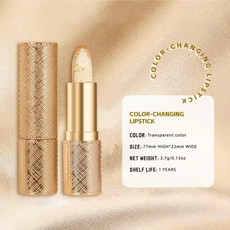 💄 SISTA DAGEN - KÖP 2 FÅ 3! ✨ Transferproof Color-Changing Lipstick - Crystal Clear Auto-Tint som Anpassar sig efter Din pH-nivå för en Unik Nyans! 💋✨