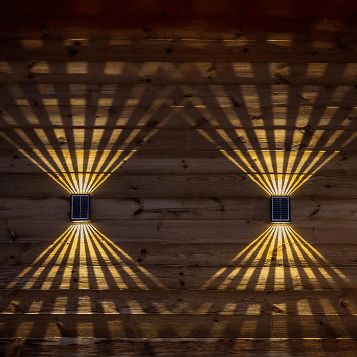 ✨☀️Applique solaire colorée à 4 LED pour l'extérieur Imperméable à l'eau