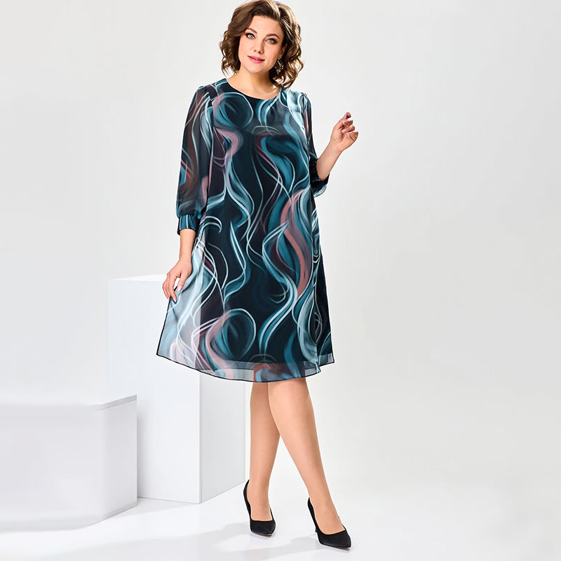🔥50% de réduction🔥Robe Midi Rêveuse en Mousseline