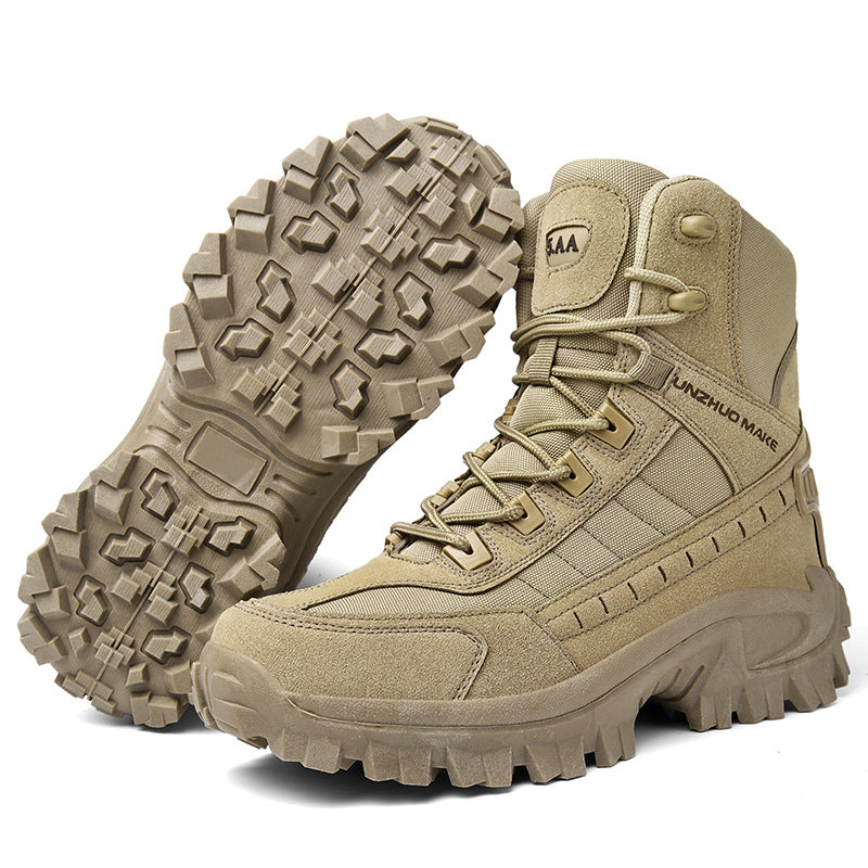 🔥Bottes de sport tactiques montantes imperméables et antidérapantes (amélioration de la durabilité)
