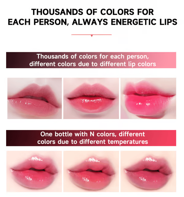 💄 SISTA DAGEN - KÖP 2 FÅ 3! ✨ Transferproof Color-Changing Lipstick - Crystal Clear Auto-Tint som Anpassar sig efter Din pH-nivå för en Unik Nyans! 💋✨