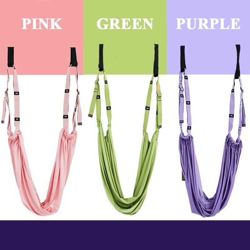 🔥40 % rabatt så länge lagret räcker!🎉 Förbättrat Yogastretchband – Förbättrat Grepp, Stark Elasticitet & Bärbar 📦