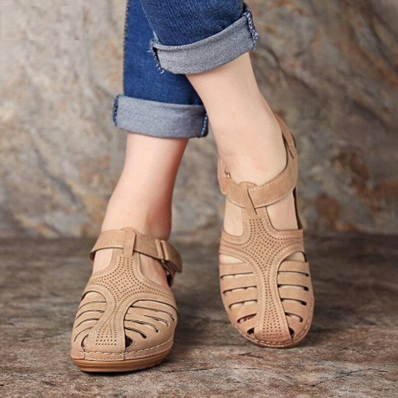 🔥VENTE - 50 % DE RÉDUCTION🎉 - Sandales orthopédiques légères en cuir de la plus haute qualité