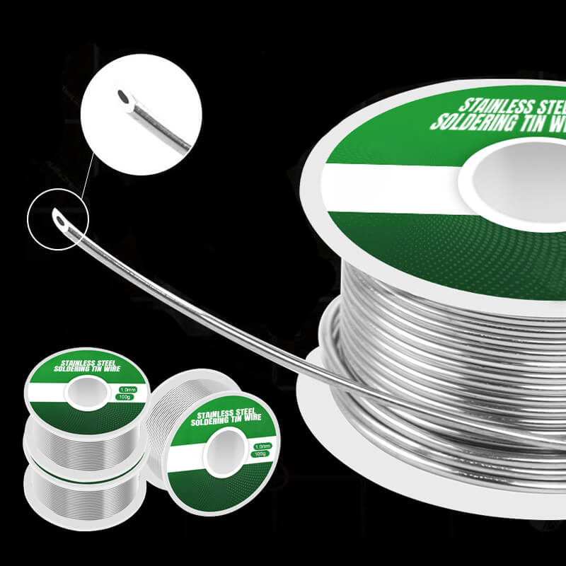 🔧✨Acheter 3 obtenir 2 gratuit (5pcs)🎉Fil à souder pour briquet en aluminium et acier inoxydable