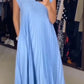 🔥VENTE CHAUDE🔥Robe sans manches plissée, simple et unie