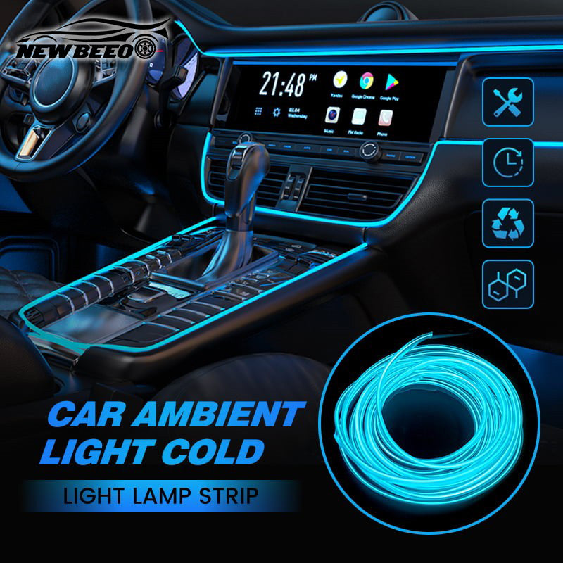 💥 50% RABATT NU! Bilens LED-ljusslinga för interiör – anpassad atmosfärsbelysning, enkel montering & perfekt för kvällskörning ✨