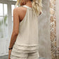 💕Dernier jour des soldes - 50% de réduction🌸Ensemble de chemise sans manches en coton et en lin