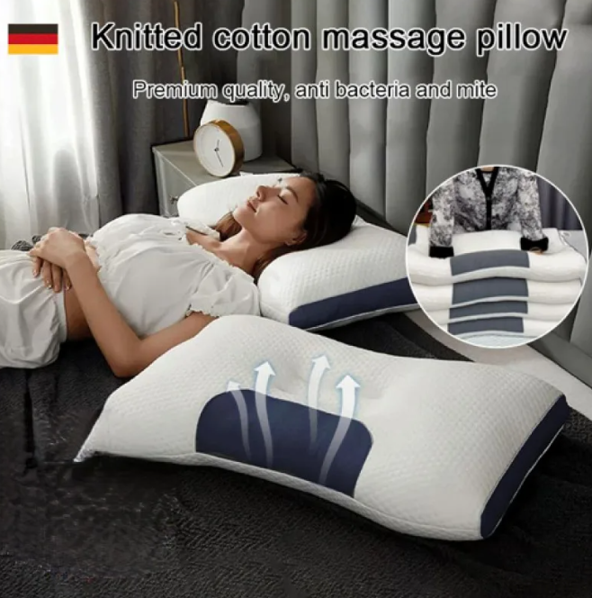 Oreiller de massage antibactérien pour le cou