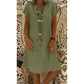 🌿Spring/Summer Classic 100% Linen Dresses🛫Livraison gratuite à partir de 2 pièces