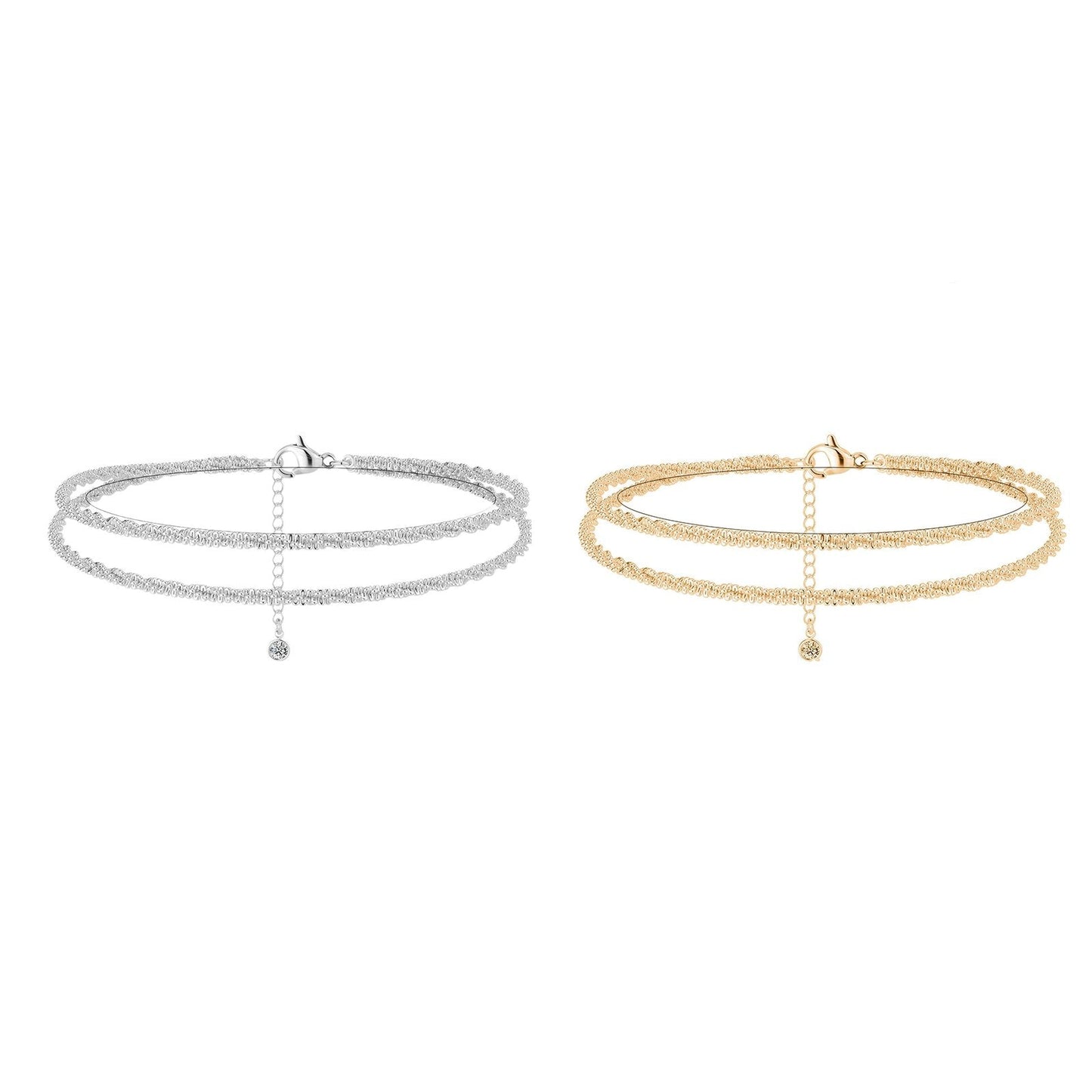 55%OFF🥰Cheville étanche délicate et superposée pour
