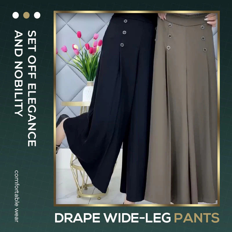 (51 % de rabais) Pantalon plissé à jambe large
