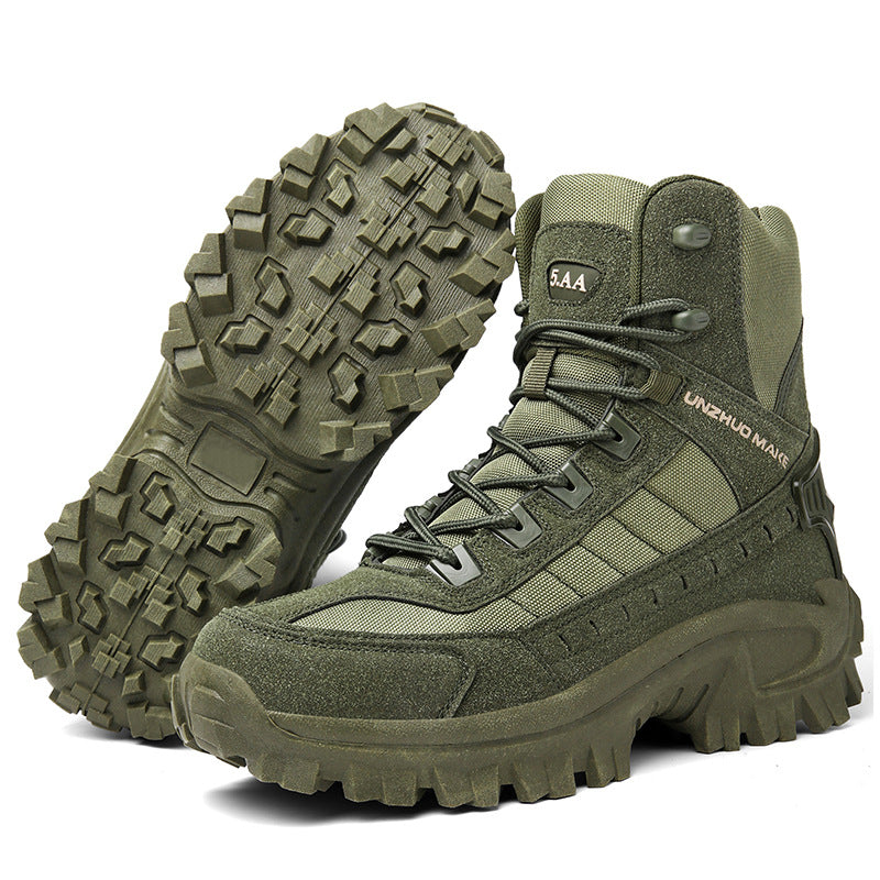🔥Bottes de sport tactiques montantes imperméables et antidérapantes (amélioration de la durabilité)