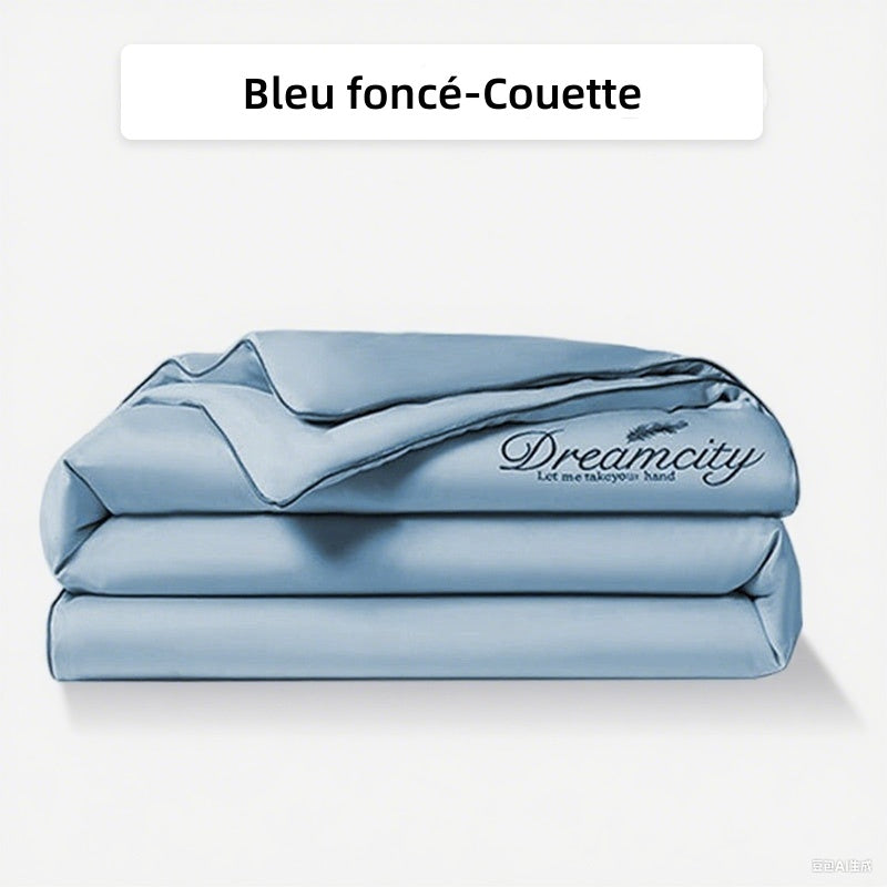 🛏Meilleurs prix pour l'été❄️Parure de lit quatre pièces en velours de haute qualité💕Confortable et rafraîchissant(🚀50% de réduction)