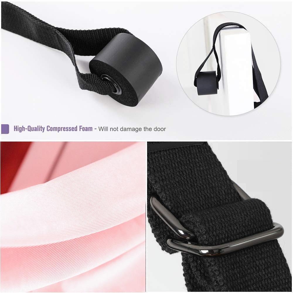 🔥40 % rabatt så länge lagret räcker!🎉 Förbättrat Yogastretchband – Förbättrat Grepp, Stark Elasticitet & Bärbar 📦