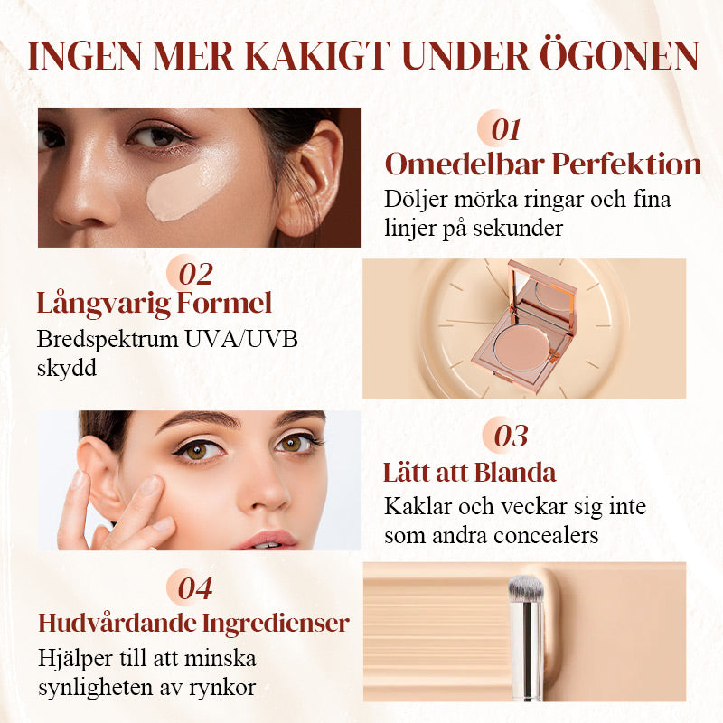 👁️ KÖP 1, FÅ 1 GRATIS! ✨ Korrigerande Concealer för Under Ögonen – Eliminerar Mörka Ringar, Fuktighetsgivande Formula & Lång Hållbarhet 🌟