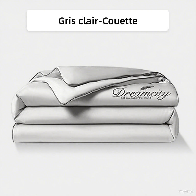 🛏Meilleurs prix pour l'été❄️Parure de lit quatre pièces en velours de haute qualité💕Confortable et rafraîchissant(🚀50% de réduction)
