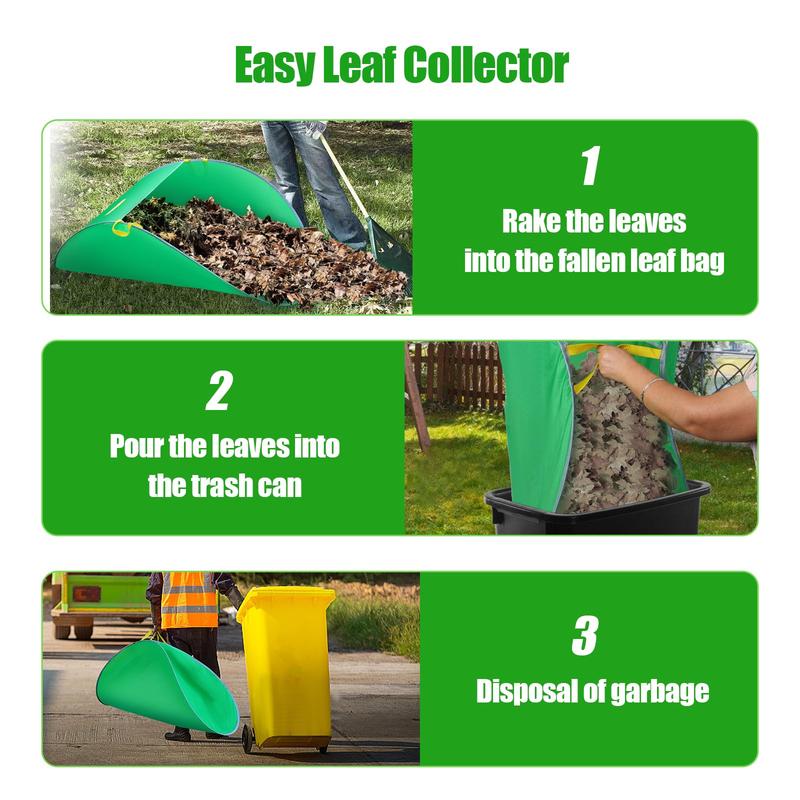 🌿Green Leaf Collection – tält för lövinsamling i trädgården