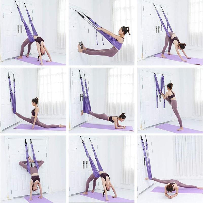 🔥40 % rabatt så länge lagret räcker!🎉 Förbättrat Yogastretchband – Förbättrat Grepp, Stark Elasticitet & Bärbar 📦