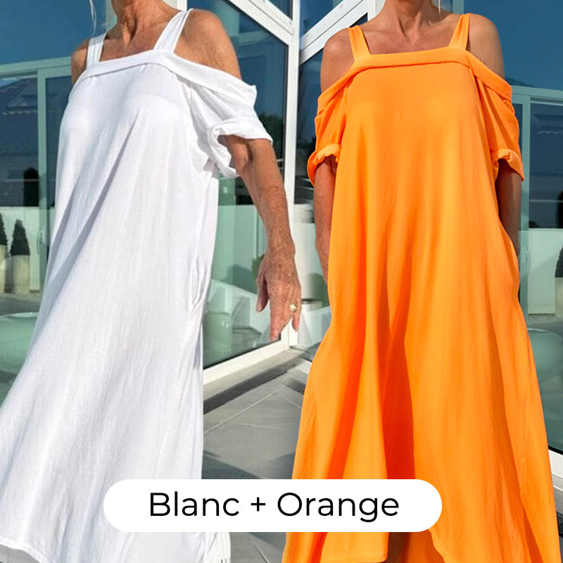 🔥Offre d'été🔥Robe décontractée sans bretelles pour femmes(🚀50% de réduction)
