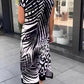 💖 Vente limitée -50% 💖 Robe décontractée à manches courtes imprimée