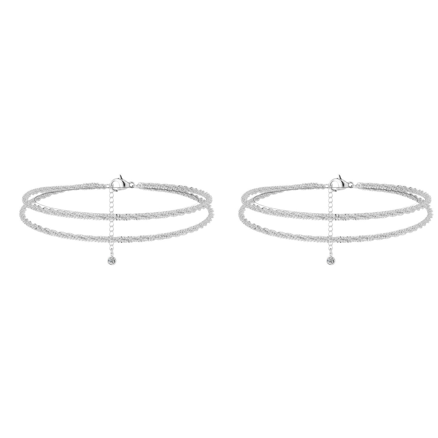 55%OFF🥰Cheville étanche délicate et superposée pour