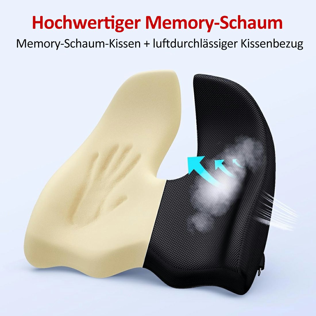 🔥💺Le coussin de siège en mousse à mémoire de forme le plus confortable de 2025 - Soulage les douleurs du dos et du coccyx !