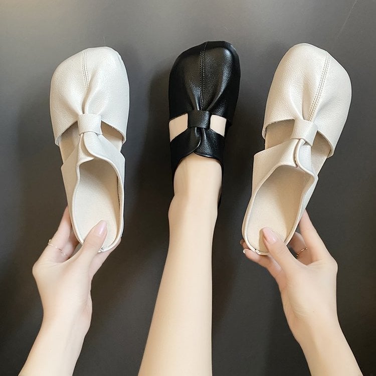 🔥Soldes d'été 50% de réduction👣Mules plates à découpes