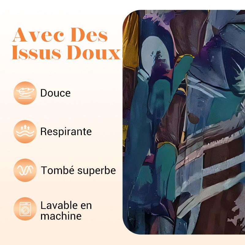 ⏳Offre spéciale à durée limitée ⏰ Robe Tropicale Légère et Fluide