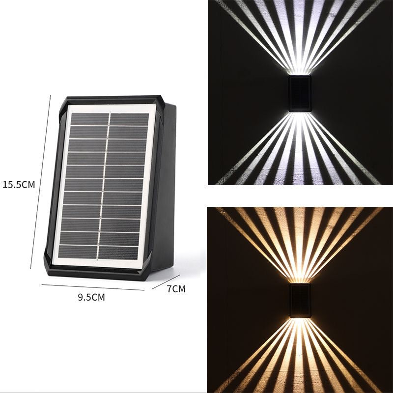 ✨☀️Applique solaire colorée à 4 LED pour l'extérieur Imperméable à l'eau