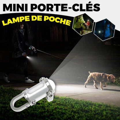 🔥 Vente chaude 55% de réduction 🔥 1200lm super lumineux Mini porte - clés lampe de poche étanche