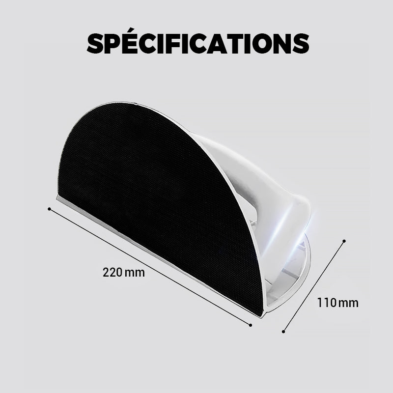 Outil de Ponçage Multifonctionnel Semi-Circulaire avec Papier Abrasif 🛠️✨ | Idéal pour Coins et Surfaces Courbes
