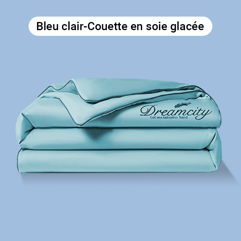 ⏳Offre spéciale à durée limitée⌛Parure de lit quatre pièces en velours de haute qualité💕Confortable et rafraîchissant