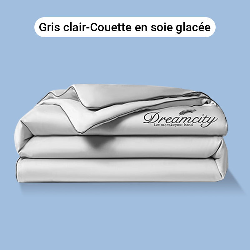 ⏳Offre spéciale à durée limitée⌛Parure de lit quatre pièces en velours de haute qualité💕Confortable et rafraîchissant