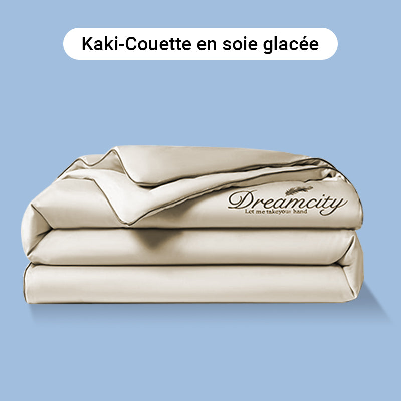 ⏳Offre spéciale à durée limitée⌛Parure de lit quatre pièces en velours de haute qualité💕Confortable et rafraîchissant