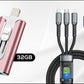 🔥 50% RABATT NU! 📀 USB-minne för extern lagring – hög hastighet, trippelkompatibilitet & innovativ slide-out-design – perfekt för att spara och bära med dina filer 🚀
