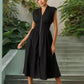 💃Vente à chaud 50⏰Robe longue élégante à col en V et fendue pour femmes👗