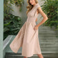 💃Vente à chaud 50⏰Robe longue élégante à col en V et fendue pour femmes👗