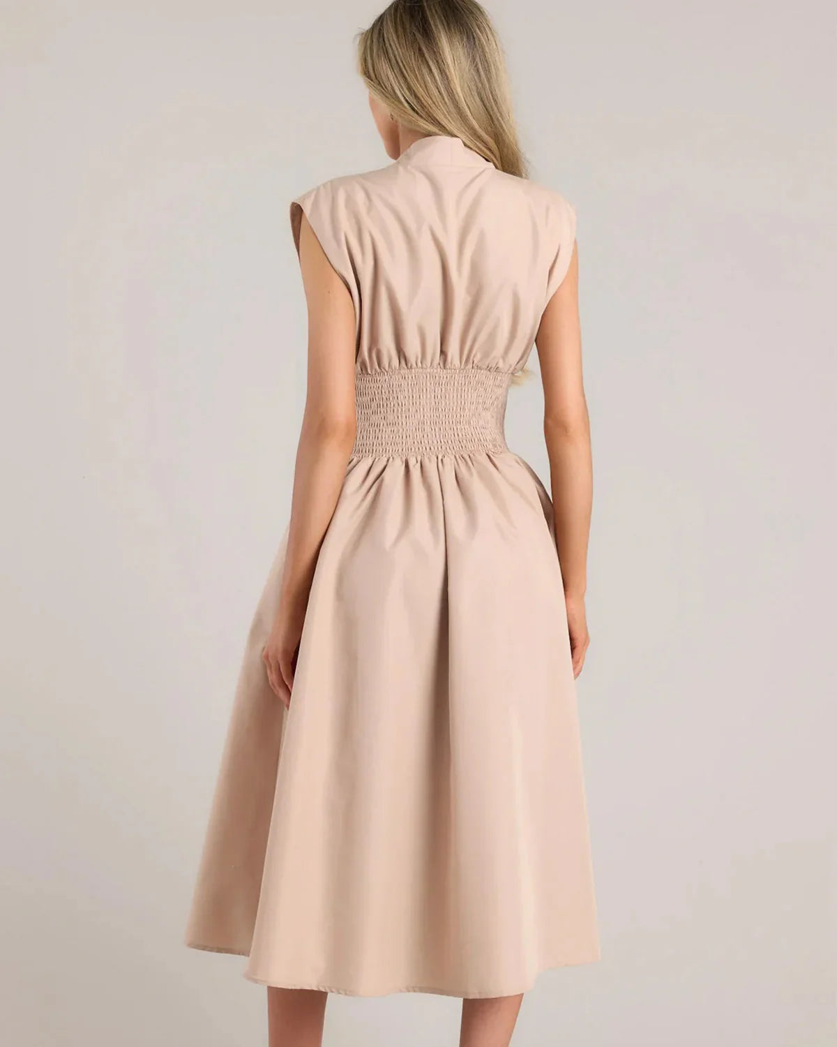 💃Vente à chaud 50⏰Robe longue élégante à col en V et fendue pour femmes👗