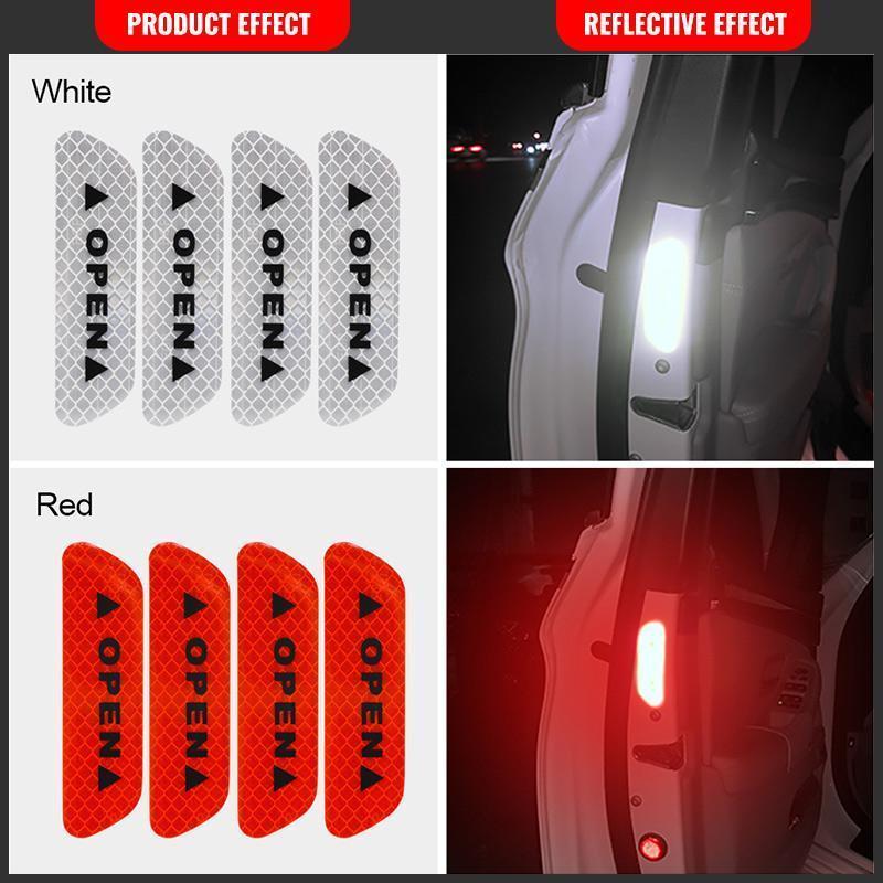 ✨Köp 1 Få 1 Gratis🚗Reflekterande antikollisions-varningsdekaler för bil (4 st)
