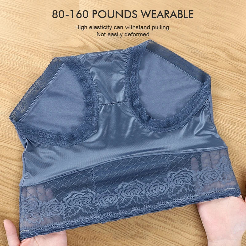 【Dernier jour pour acheter 2 et obtenir 1 gratuits】🎅🎊Culotte taille haute en dentelle avec ourlets latéraux.