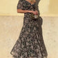 Robe élégante en maille avec motif floral pour femmes