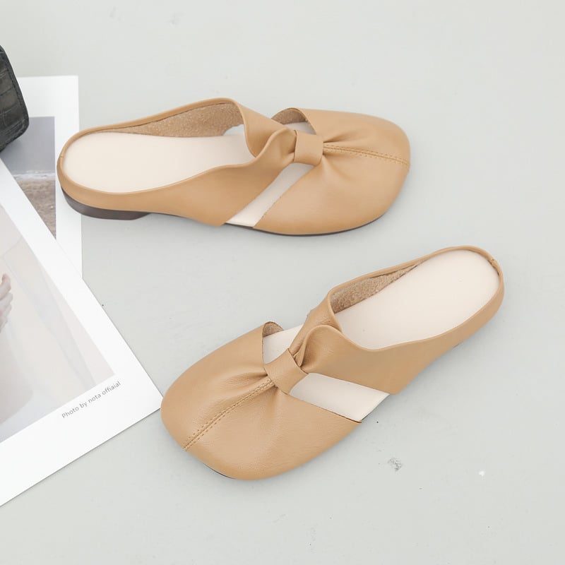 🔥Soldes d'été 50% de réduction👣Mules plates à découpes