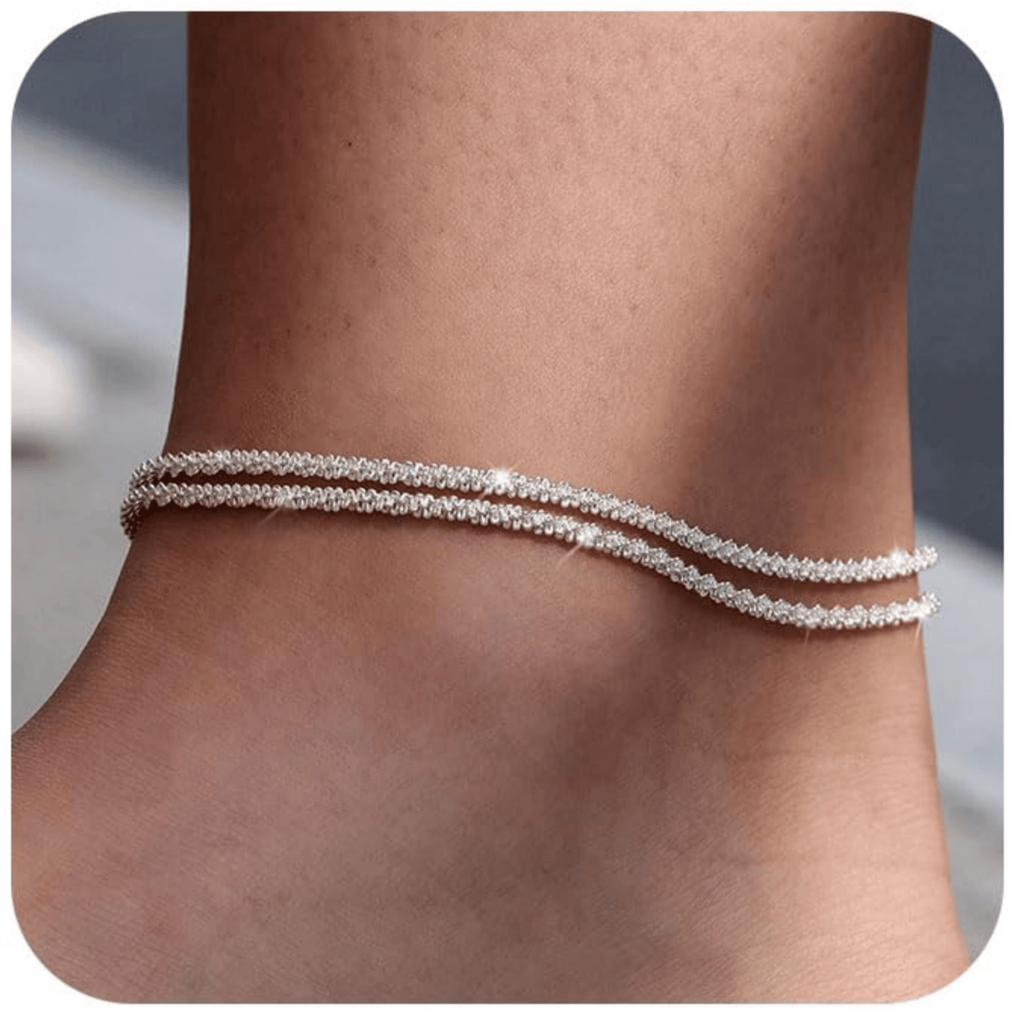 55%OFF🥰Cheville étanche délicate et superposée pour