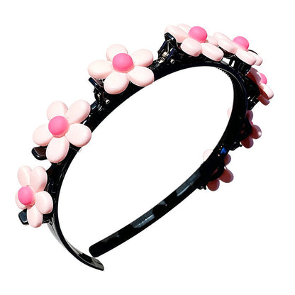 🎀 Köp 1 få 1 gratis! ✨ Söta flätade hårnål – fin dekoration för flickor – mjukt ABS-harts, stadigt grepp & enkel användning – perfekt present till dottern 💝
