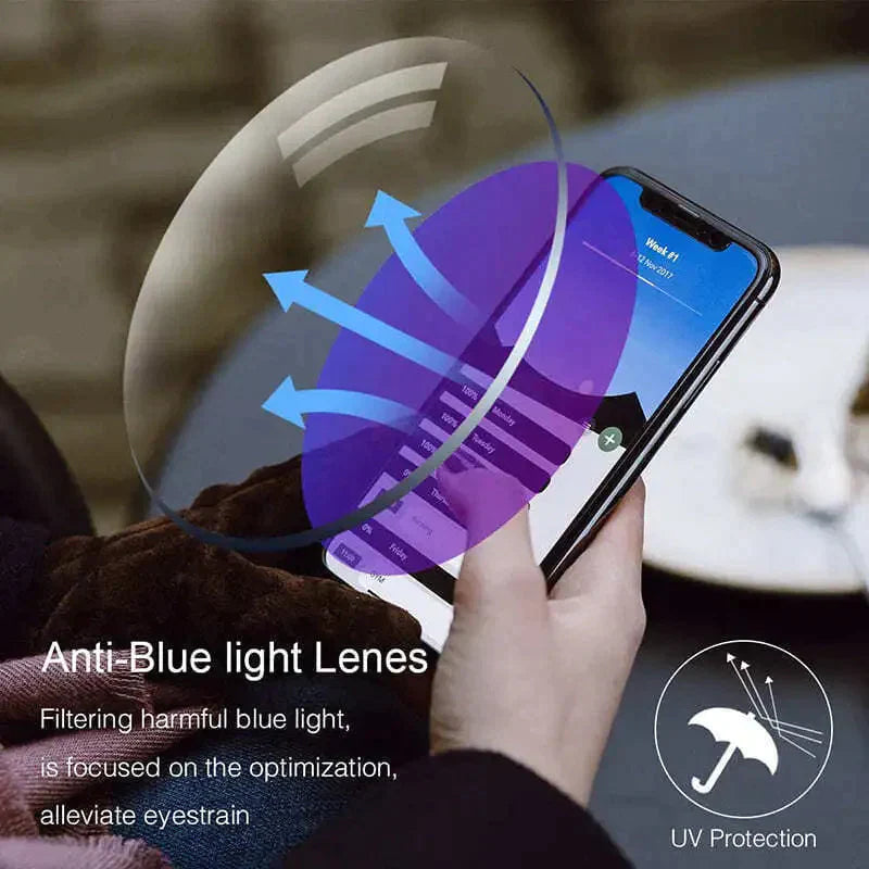 🎉Dernière vente 50% DE RÉDUCTION💥Lunettes de lecture anti-lumière bleue à haute dureté pour la vision de près et de loin