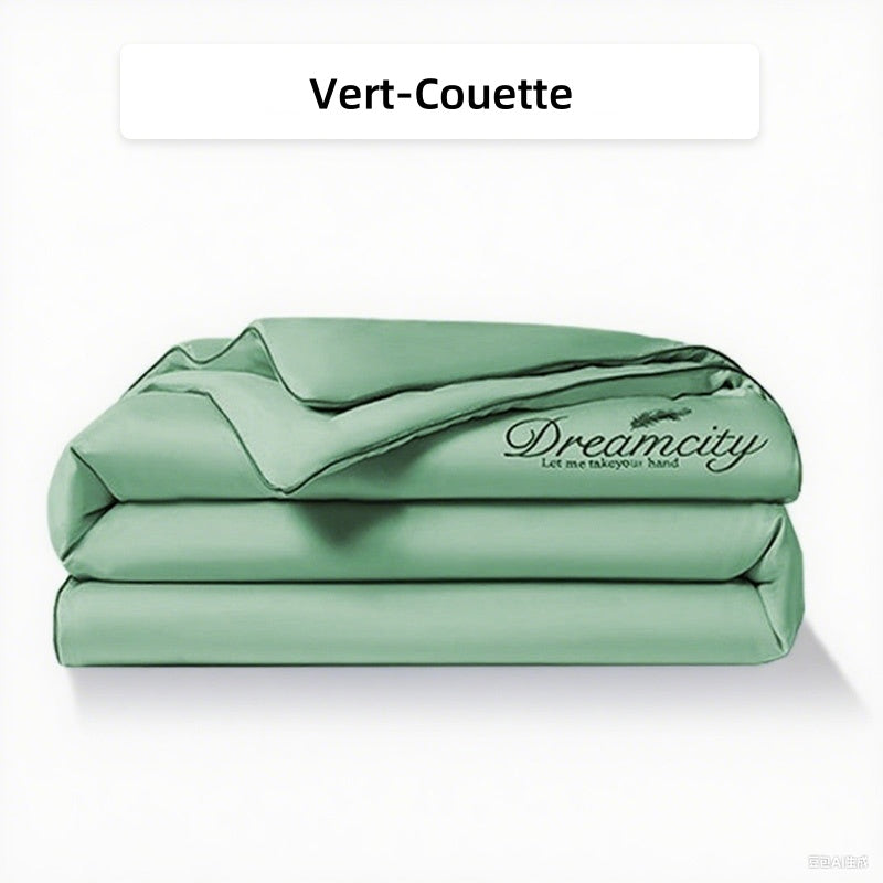 🛏Meilleurs prix pour l'été❄️Parure de lit quatre pièces en velours de haute qualité💕Confortable et rafraîchissant(🚀50% de réduction)