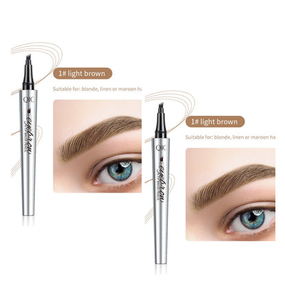 🔥40 % rabatt så länge lagret räcker!🎉3D Vattentät Microblading Ögonbrynspenna - 4-Spets Design - Långvarig 36 Timmar