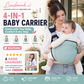 👶🧺 4-i-1 ventilerande mesh-bärsele – flexibla bärlägen för småbarn, bekväm och praktisk för vardagen 💕✨