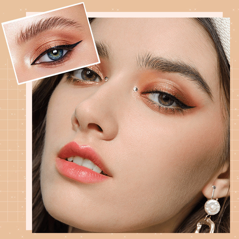🌸🧸Winnie l'ourson brille de mille feux avec 10 couleurs d'ombres à paupières diamantées, palette d'ombres à paupières scintillantes et nacrées, en maquillage de scène All-Match-Lidschatten